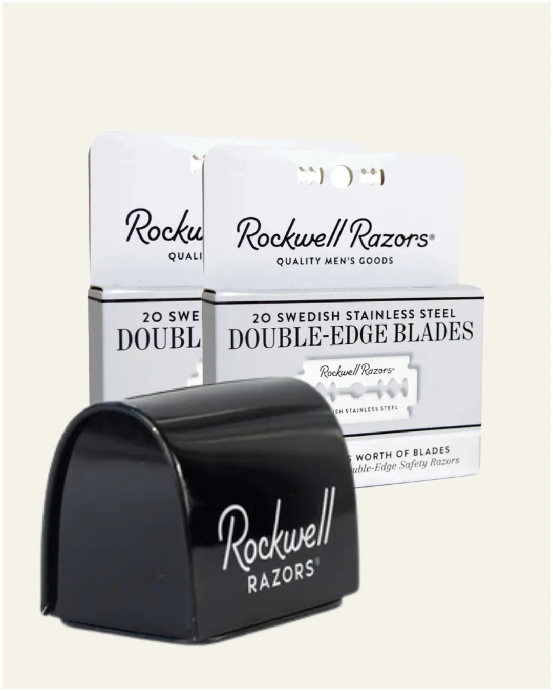 40 Razor Blades With Disposal Tin