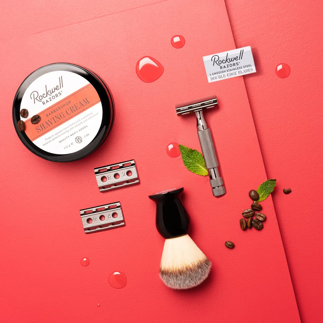 Rockwell 6C With Shave Cream and Synthetic Shave Brush - Image 5