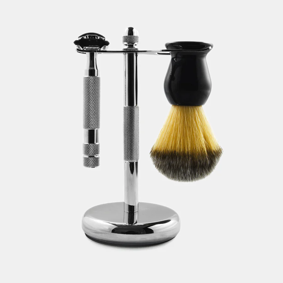 Matching Chrome 3-Piece Shave Stand - Image 2