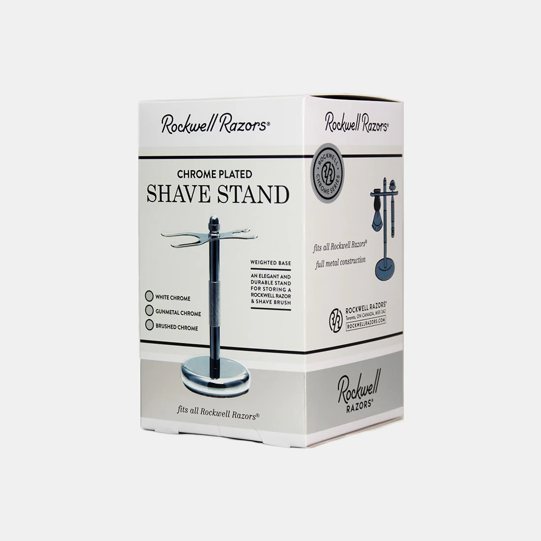 Matching Chrome 3-Piece Shave Stand - Image 5